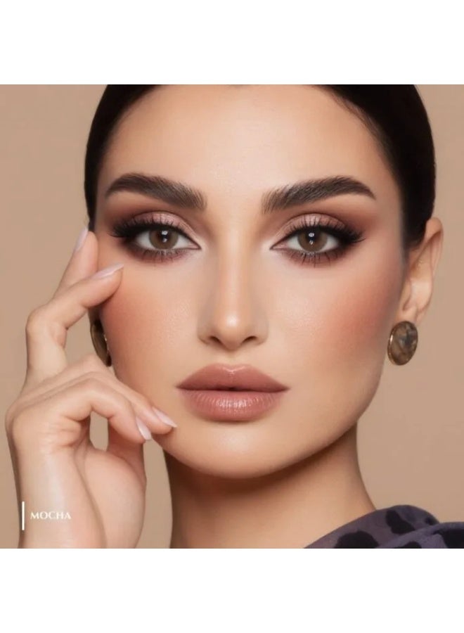 LensMe Colored lenses, Color Mocha, One Day lenses, plano/zero-power - Image 2