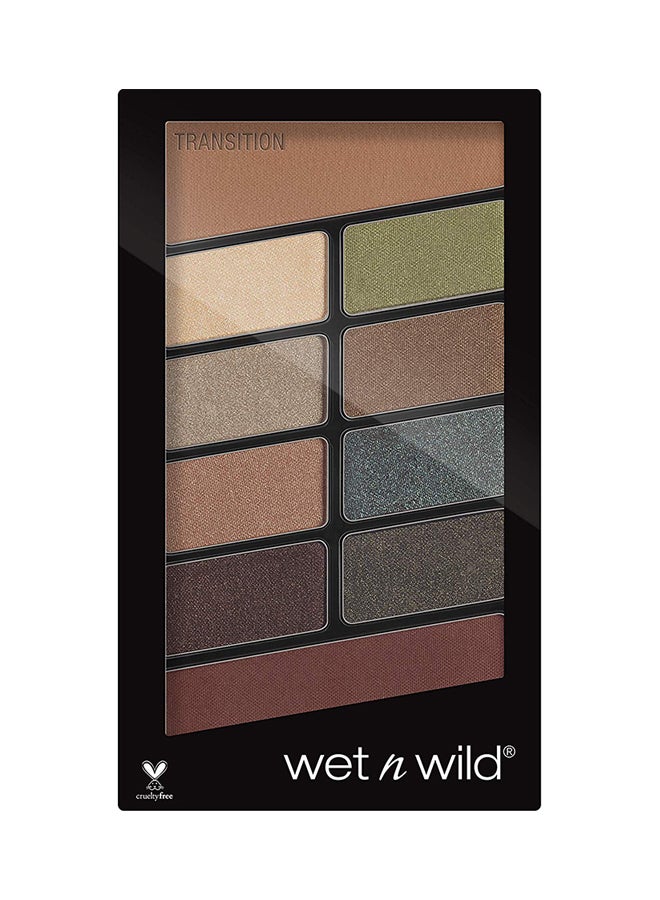 Wet N Wild 10 Colour Pan Eye Shadow Palette Multicolour - Image 1