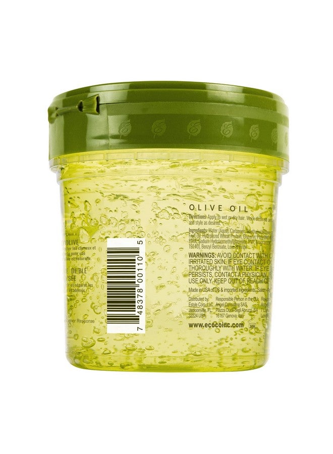 Eco Style Olive Oil Professional Styling Hair Gel 16 Oz (Pack Of 3) - Image 3