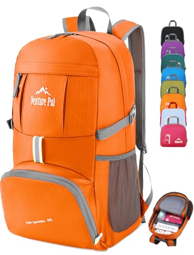 Venture Pal 35L Ultralight Lightweight Packable Foldable Travel Camping Hiking Outdoor Sports Backpack Daypack - Image 1