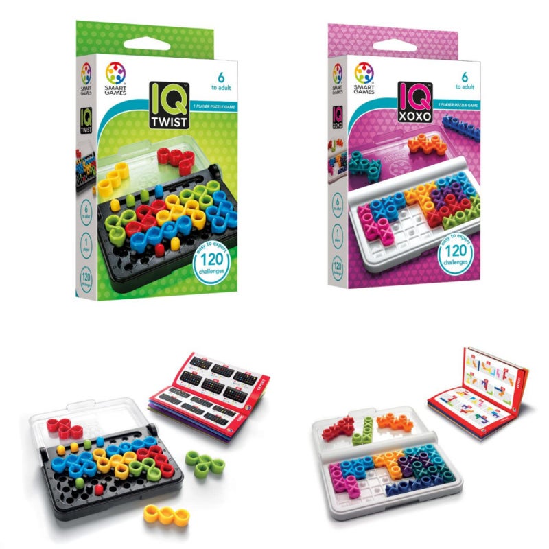 SmartGames IQ Bundles Color Series IQ Twist IQ XOXO 240 Challenges for Ages 6Adult - Image 4