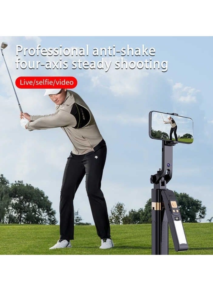 360 Degree Rotating Selfie Stick - CL12P Mobile Phone, Video Camera, Gimbal Stabilizer Compatible Mount - 1.8m Universal Phone Tripod Stand with BT 5.2 Remote, LED Fill Light - Image 3