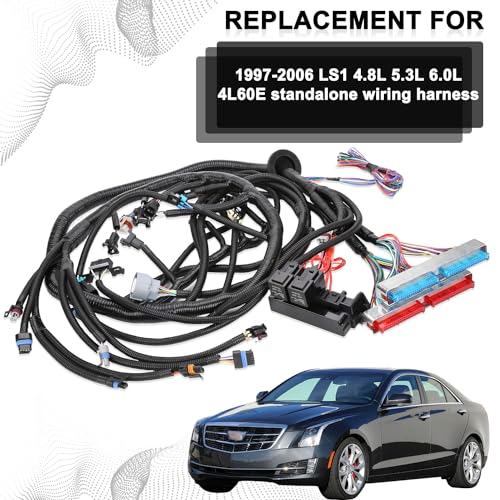 ROADGIVE LS Swap Standalone Harness with 4L60E Transmission, Engine Wiring Harness Compatible with 1997-2006 GM DBC LS1 4.8 5.3 6.0 Vortec Engines Drive by Cable 4L60E - Image 5
