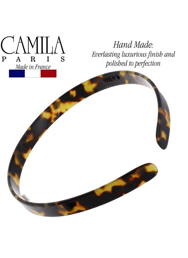 CAMILA - Camila Paris CP2003 French Headband for Women, Handmade Tokyo, Strong Hold Grip Women's Hair Band, Ligth and Very Flexible, No Slip and Durable Styling Girls Hair Accessories, Made in France - Image 1