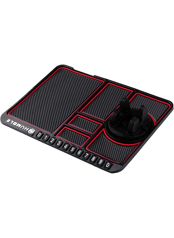 Humble مجدد - حصيرة داشبورد سيارة سيليكون متواضعة مع حامل هاتف دوار 360 درجة وتصميم مضاد للانزلاق - Image 3