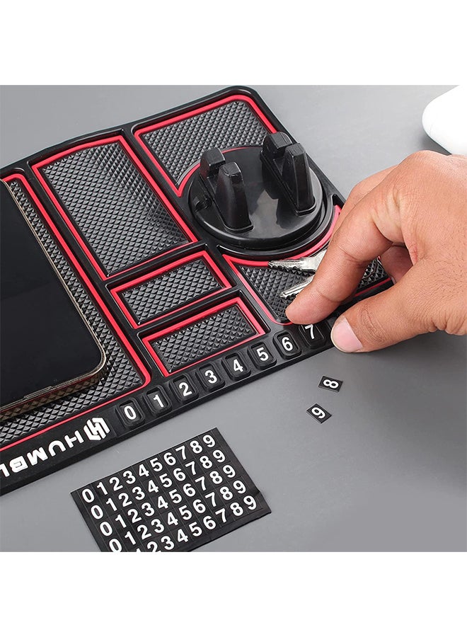 Humble مجدد - حصيرة داشبورد سيارة سيليكون متواضعة مع حامل هاتف دوار 360 درجة وتصميم مضاد للانزلاق - Image 5