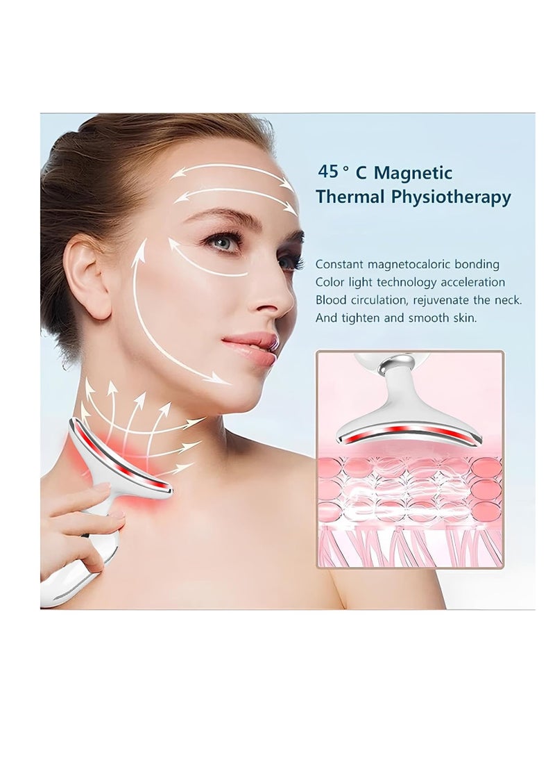 AirYoung Face and Neck Electric Massager, 3 in 1 Face Lift Device, Facial Vibration Massager with Triple Action LED Massage Modes and Vibration, for Skin Care, Improve, Firm, Tightening and Smooth - Image 3