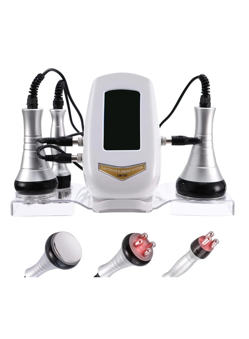 40K 3 IN1 Cavitation Ultrasonic Body Slimming Machine RF Beauty Device Facial Massager Skin Tighten Face Lifting Vacuum Suction - Image 1