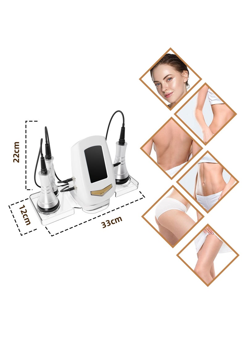 40K 3 IN1 Cavitation Ultrasonic Body Slimming Machine RF Beauty Device Facial Massager Skin Tighten Face Lifting Vacuum Suction - Image 5