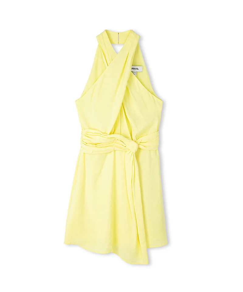 Ipekyol  Halter Neck Mini Dress for Women | Best Price UAE