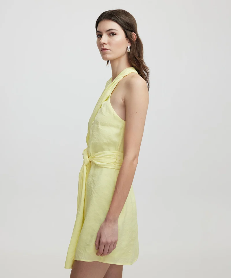Ipekyol  Halter Neck Mini Dress for Women | Best Price UAE