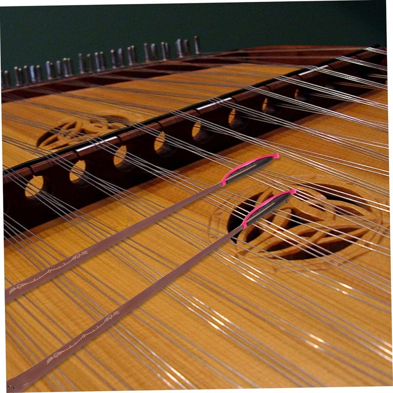 Abaodam 2pcs Ebony Head Professional Dulcimer Bamboo Accessories Yangqin Supplies for Enhanced Sound Resonance and Durability for Musicians and Enthusiasts - Image 4