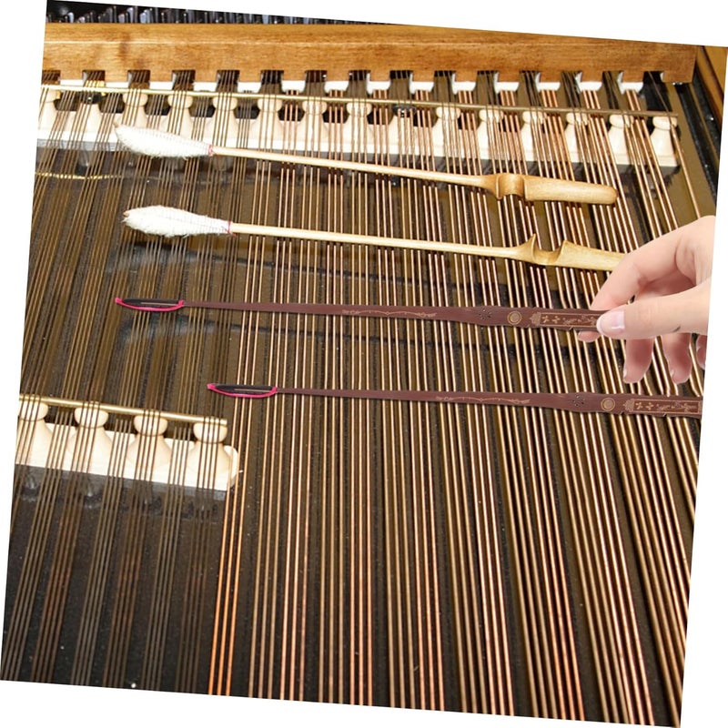 Abaodam 2pcs Ebony Head Professional Dulcimer Bamboo Accessories Yangqin Supplies for Enhanced Sound Resonance and Durability for Musicians and Enthusiasts - Image 5