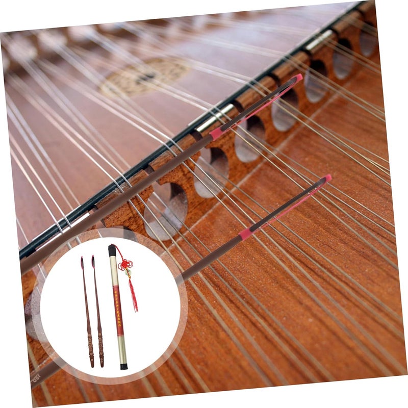 Abaodam 2pcs Ebony Head Professional Dulcimer Bamboo Accessories Yangqin Supplies for Enhanced Sound Resonance and Durability for Musicians and Enthusiasts - Image 3