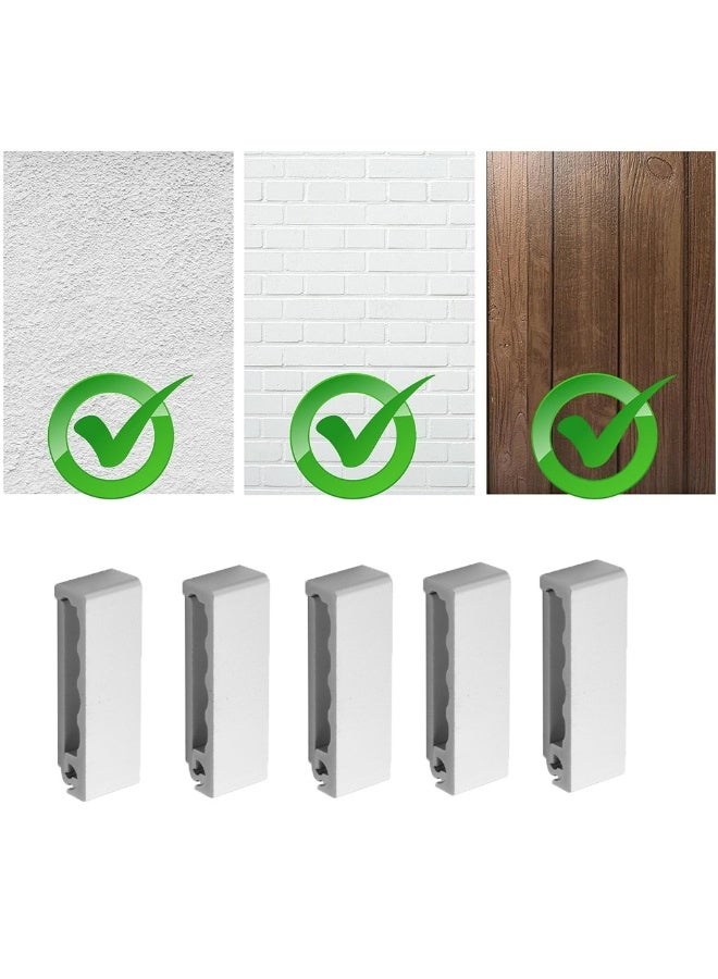 Folding Coat Hooks, Wall Mounted Aluminum Alloy Hooks, 5Pcs Foldable Hook for Hanging Towel, Hangers, Hat, Backpacks, Clothes, Suitable for Bathroom, Bedroom, Living Room  - Image 4