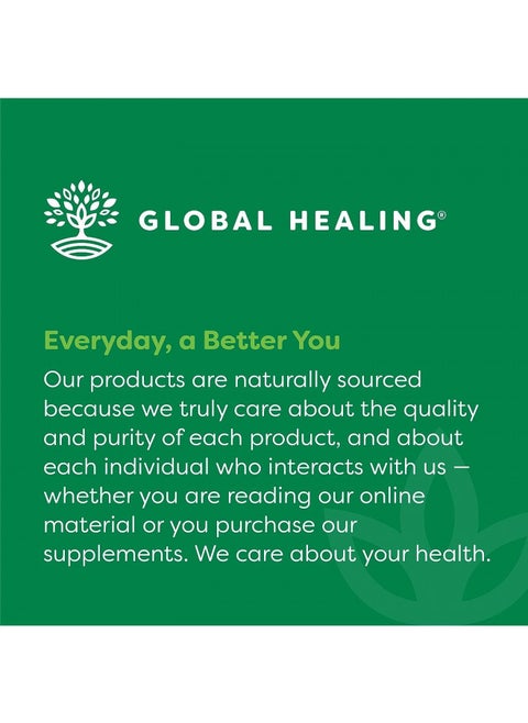 Global Healing Center Oxy-Powder Colon Cleanse Detox - Oxygen Based Safe and Natural Intestinal Cleanser, 120 Count (Pack of 2)