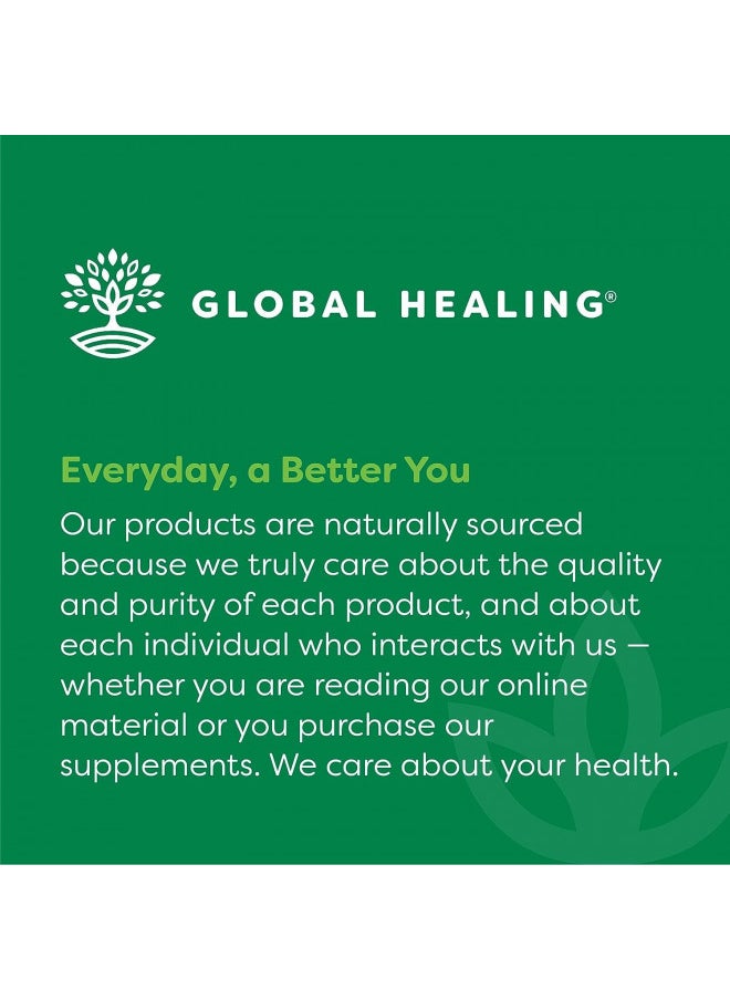 Global Healing Center Oxy-Powder Colon Cleanse Detox - Oxygen Based Safe and Natural Intestinal Cleanser, 120 Count (Pack of 2)