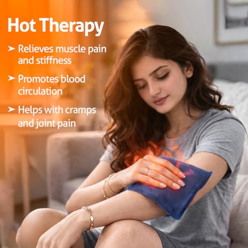 BPL Medical Technologies Reusable Hot and Cold Ice Pack for Pain Relief | Soft and Flexible Gel for Injuries and Pain Relief | Cold Ice Gel Pack for Shoulders, Knee, Back, Neck - Image 4