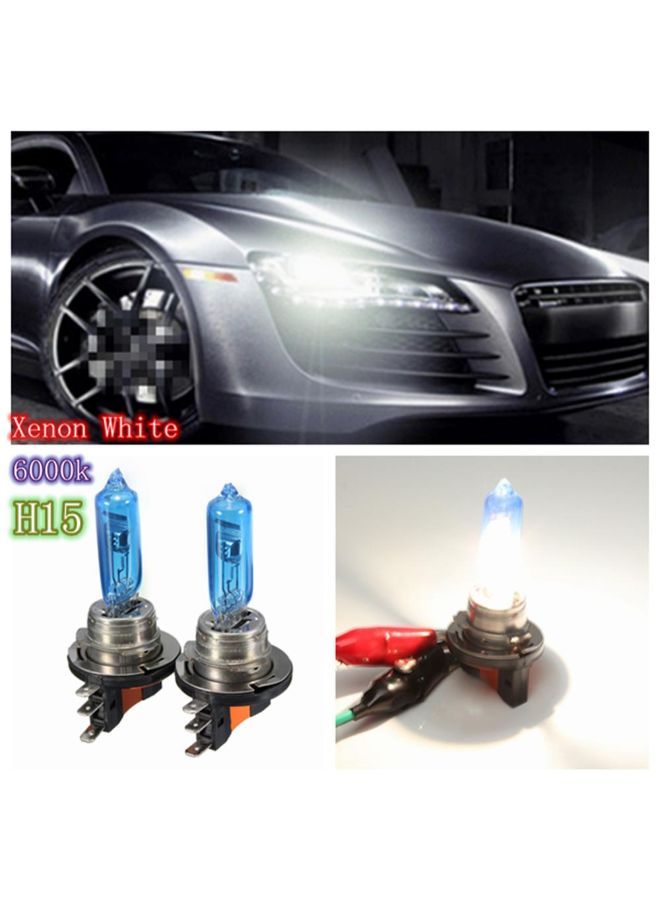 Loquat 2-Piece H15 Xenon Headlight For AUDI/BMW/Ford VW GOLF - Image 3