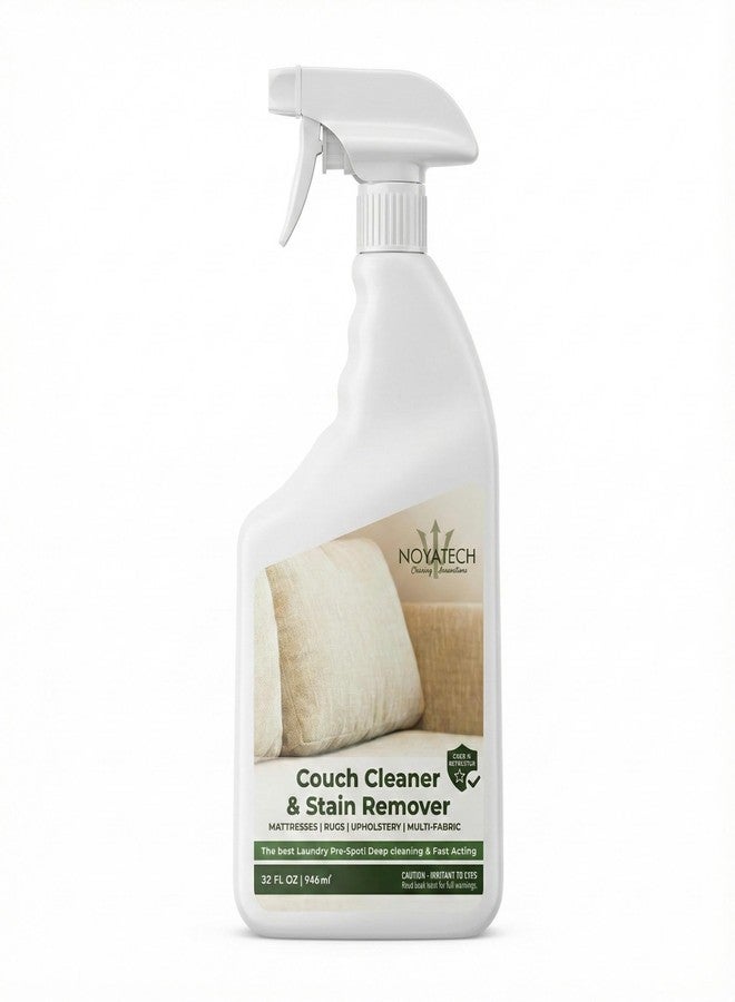 NOYATECH Couch Cleaner and Stain Remover Spray – Professional Strength, Multi-Surface Fabric and Upholstery Cleaner – Pet-Safe, Non-Toxic, Quick-Drying for Couches, Sofas & Car Interiors. - Image 1