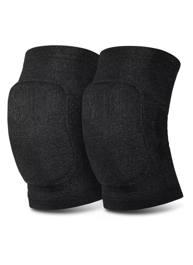 Plan A 1 Pair Soft Foam Knee Pads Shockproof – Comfortable Elastic Support for Men, Women & Kids – Suitable for Volleyball, Running, Dance, Yoga, Tennis, Football, Mountaineering, Gym and More  - Image 1