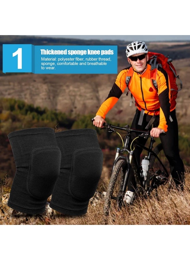 Plan A 1 Pair Soft Foam Knee Pads Shockproof – Comfortable Elastic Support for Men, Women & Kids – Suitable for Volleyball, Running, Dance, Yoga, Tennis, Football, Mountaineering, Gym and More  - Image 4