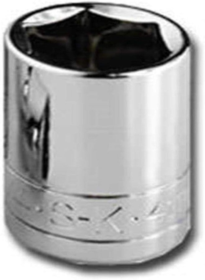 SK Tools USA, LLC, 41904, SK Sockets, Drive 6-Point Deep Socket, 1/4 Drive, 1/8 Inch, SuperKrome Finish - Image 1