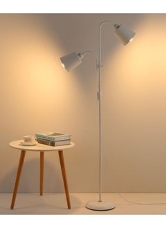 Elegant Living Room Floor Lamp 12W Dual Light with Three Color Settings