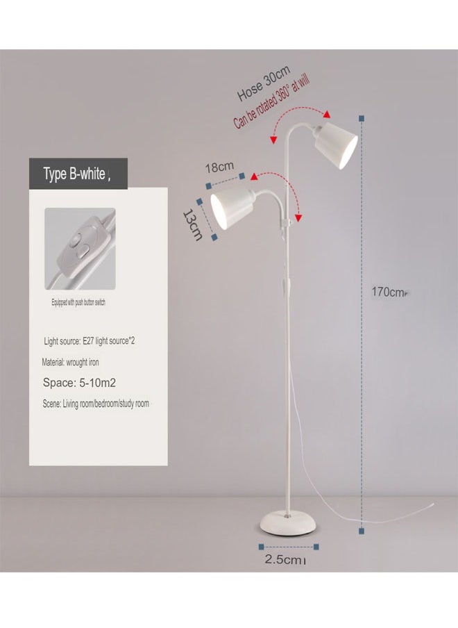 KLNAMAEAAN - Elegant Living Room Floor Lamp 12W Dual Light with Three Color Settings - Image 1