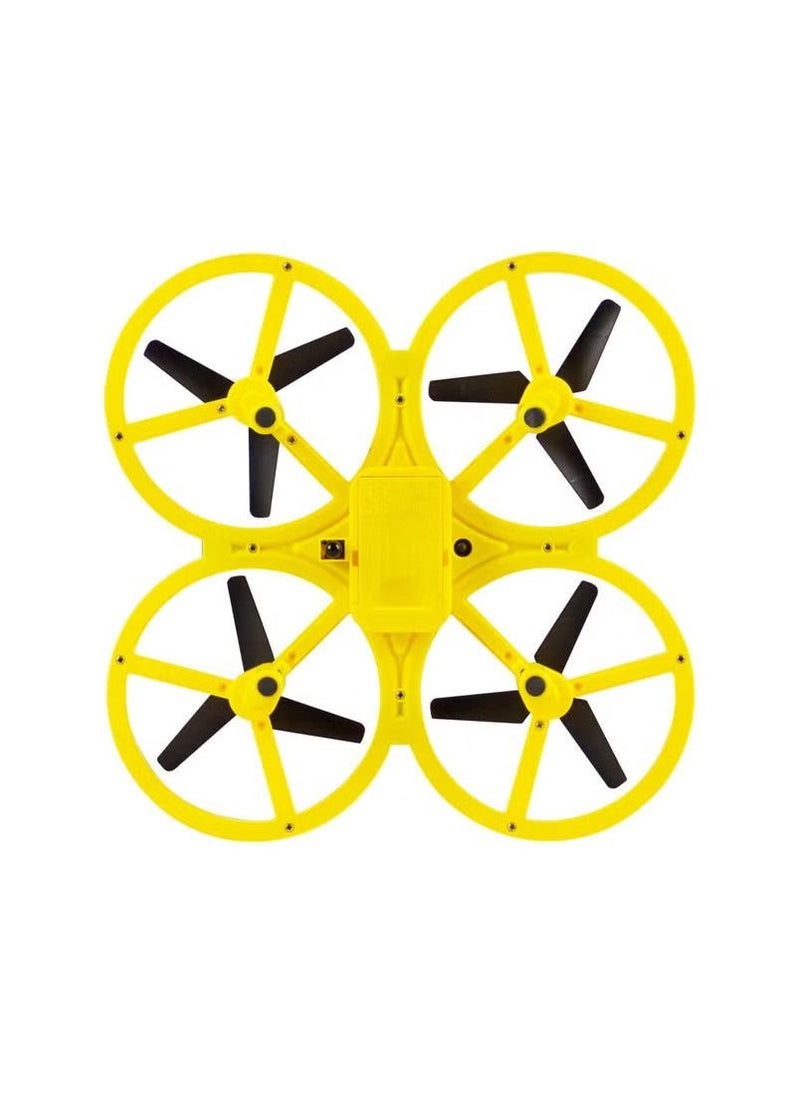 Generic - Hand Controlled Drone,Gesture Control Drone Rc Quadcopter Aircraft Hand Sensor Drone with Smart Watch Controlled,3 Batteries, 360° Flips, Led Light, USB Rechargeable, for Kids - Image 1