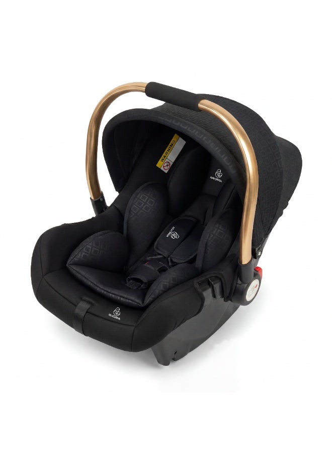 NIVORRA 3-in-1 Infant Car Seat & Carry Cot – Lightweight Portable Baby Carrier with 360° Safety Protection, Adjustable Canopy & 3-Point Harness for Newborns (0-15 Months) - Image 1