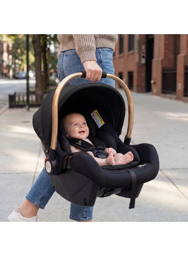NIVORRA 3-in-1 Infant Car Seat & Carry Cot – Lightweight Portable Baby Carrier with 360° Safety Protection, Adjustable Canopy & 3-Point Harness for Newborns (0-15 Months) - Image 2