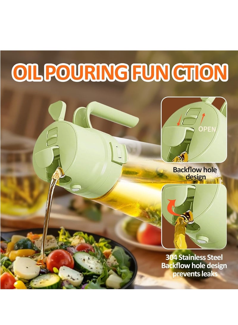 Next Vogue Next Vogue Oil Sprayer for Cooking – 16oz/470ml Refillable Glass Oil Dispenser Bottle, 2-in-1 Olive Oil Mister for Air Fryer, BBQ, Salad, Baking, Kitchen Use – Food-Grade with Easy Open Design (2) - Image 3
