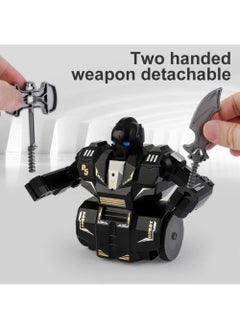 Swift Combat Battle Robot RC with Full Function, Music, 2.4 GHz, and Auto Demo, Futuristic Remote Control Toy for Thrilling Battles and Music, Synced Action  - Image 4