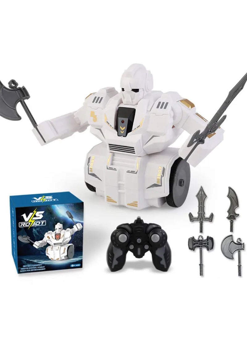 Swift - Combat Battle Robot RC with Full Function, Music, 2.4 GHz, and Auto Demo, Futuristic Remote Control Toy for Thrilling Battles and Music, Synced Action - Image 1