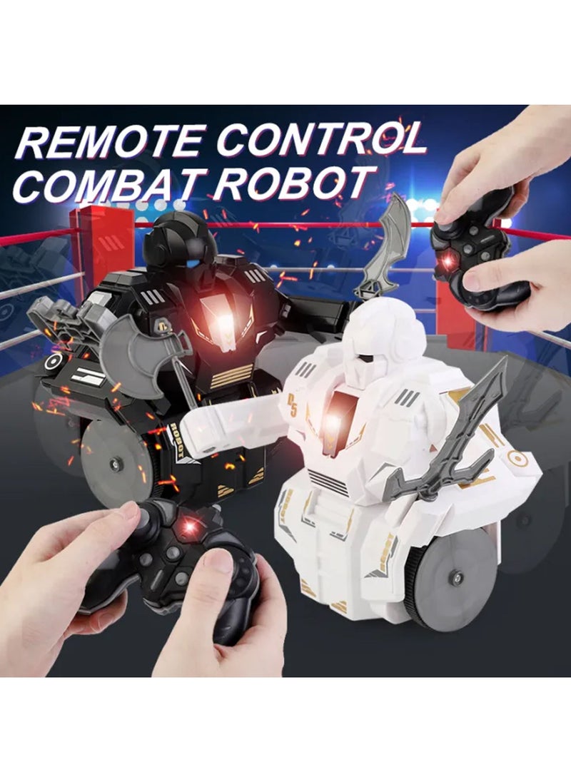 Swift - Combat Battle Robot RC with Full Function, Music, 2.4 GHz, and Auto Demo, Futuristic Remote Control Toy for Thrilling Battles and Music, Synced Action - Image 1