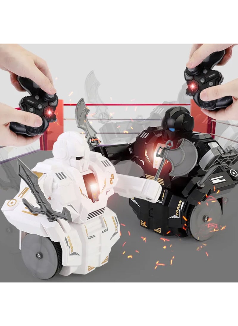 Swift - Combat Battle Robot RC with Full Function, Music, 2.4 GHz, and Auto Demo, Futuristic Remote Control Toy for Thrilling Battles and Music, Synced Action - Image 1
