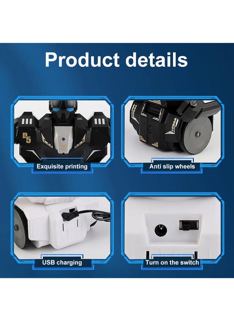 Swift - Combat Battle Robot RC with Full Function, Music, 2.4 GHz, and Auto Demo, Futuristic Remote Control Toy for Thrilling Battles and Music, Synced Action - Image 1