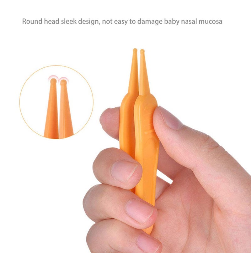 Onwon 4 Pieces Nose Cleaning Tweezers Safe and Effective Clip Care Ear Nose Navel Clean Tool Nipper Plier Pincet Forceps - Image 3