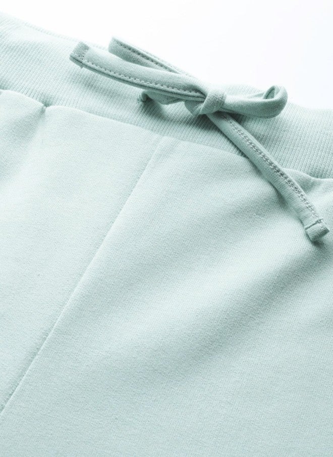 ساسافراس بنطلون رياضي واسع الساق بلون أخضر نعناعي للنساء - Image 5