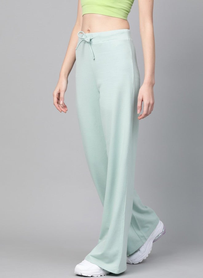 ساسافراس بنطلون رياضي واسع الساق بلون أخضر نعناعي للنساء - Image 2
