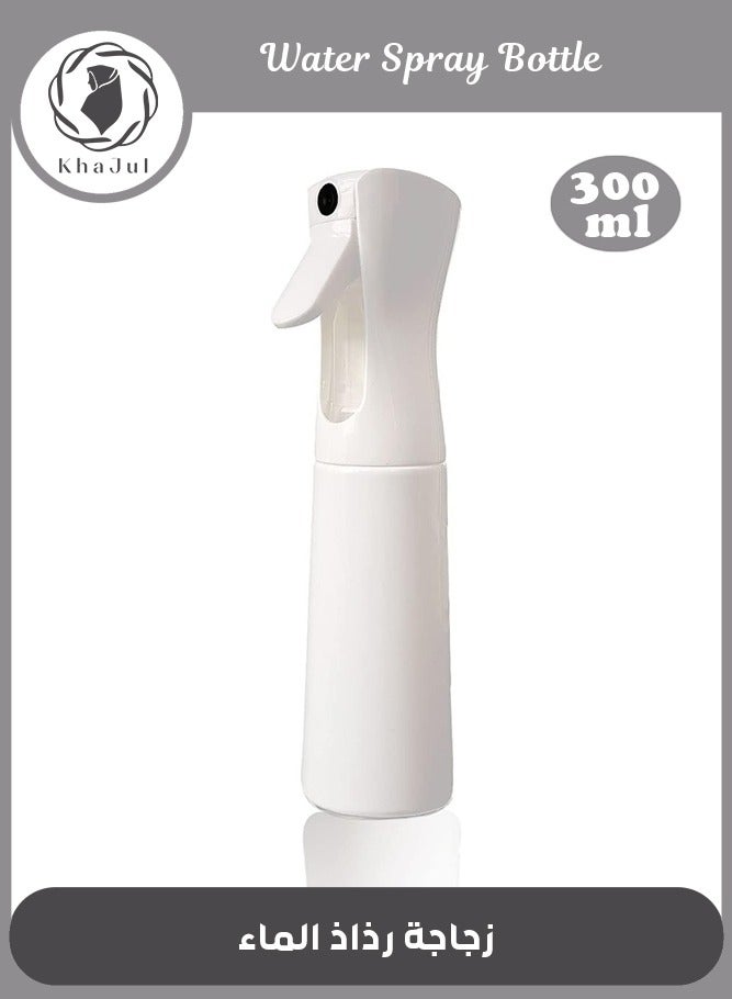 Loquat Water Spray Bottle for Hair 300ml, Large Ultra Fine Continuous for Hairstyling, Skin Care, Cleaning, Plants and Misting, White - Image 1