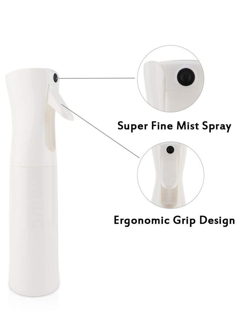 Loquat Water Spray Bottle for Hair 300ml, Large Ultra Fine Continuous for Hairstyling, Skin Care, Cleaning, Plants and Misting, White - Image 3