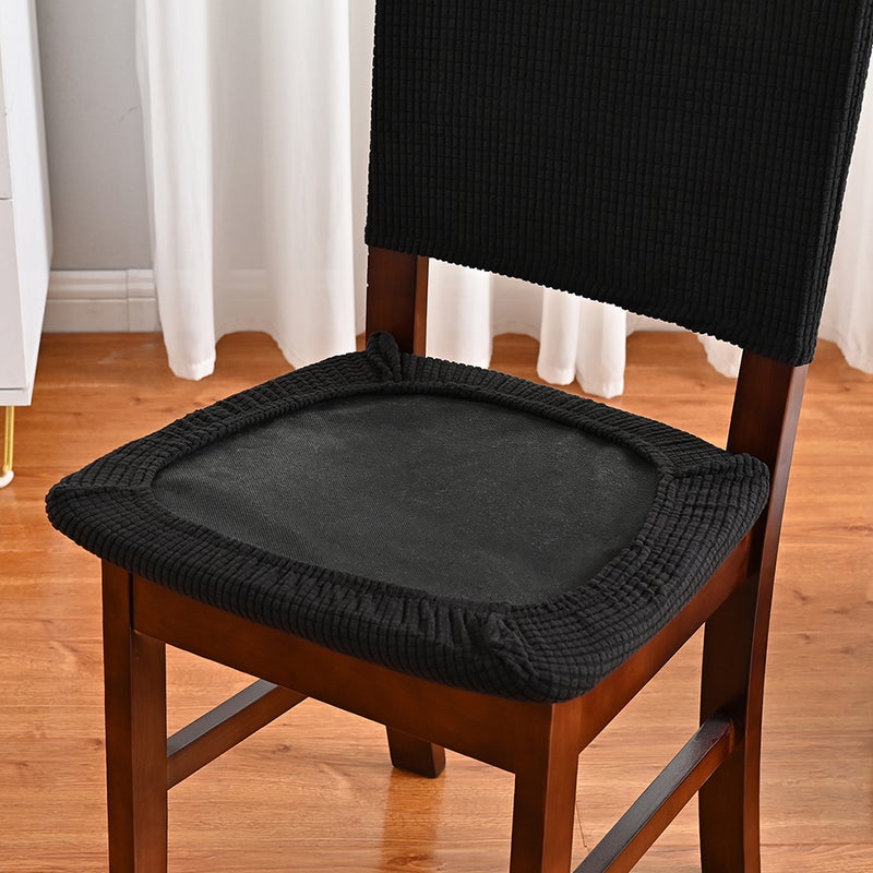 1Set Chair Seat Cushion Cover Backrest Cover Home Practical Chair Protector - Image 1