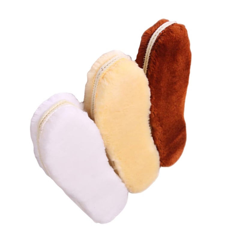 3 Pairs Thick Warm Insoles For High Heels Sports Winter Foot Care Comfortable Soft - Image 2
