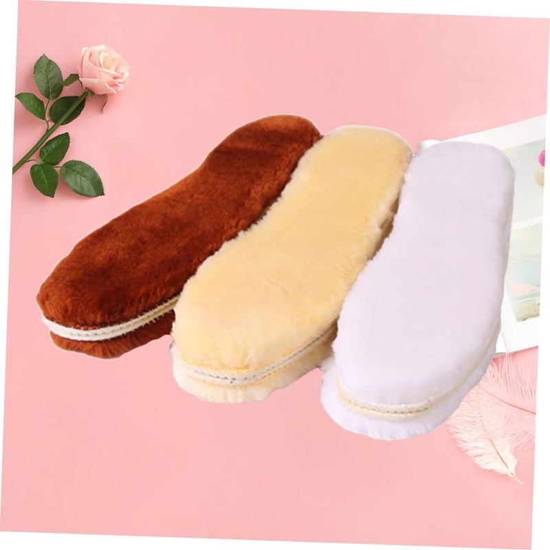 3 Pairs Thick Warm Insoles For High Heels Sports Winter Foot Care Comfortable Soft - Image 5