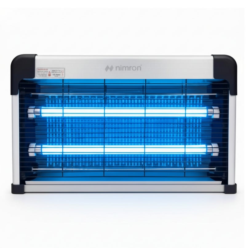 nimron 20W Electric Insect Killer UV Bug Zapper with Safety Grid, Powerful Mosquito & Fly Killer Machine for Home Indoor Use, Silent Operation, Durable Fire Resistant Body, 2 Year Warranty NR804-IK - Image 1