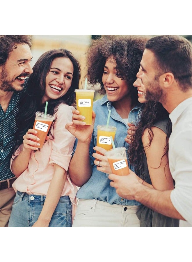 DUNISO 2 Rolls Labels Stickers，1600pcs Direct Thermal Printer Labels Stickers, 60x40mm Self Adhesive Use for 70GSM Barcode Address Shipping Postage - Image 5