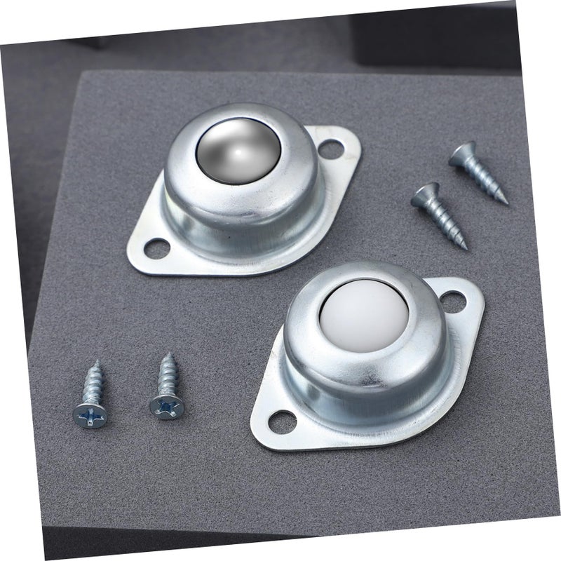 8pcs Heavy Duty Ball Transfer Casters 25mm Steel Roller Wheels For Furniture - Image 4