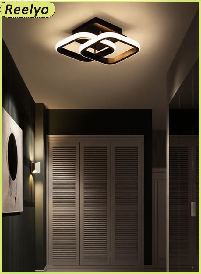 Reelyo Led Ceiling Lights Chandeliers Nordic Lights Indoor Lighting Adjustable Integrated Hanging Lamp Small Modern Led Pendant Light Three-colours For Home Bedside Living Room Decoration Dining Tables Aisle Modern Light Nordic Iron Retro Loft Home Living Room Hanging Lamps Bedroom Luminaria Lighting, Kitchen Island Pendant Lights Fixtures BLACK - Image 5